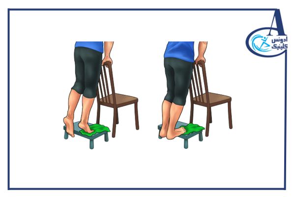 تمرینات کششی برای صافی کف پا - ادونس کلینیک